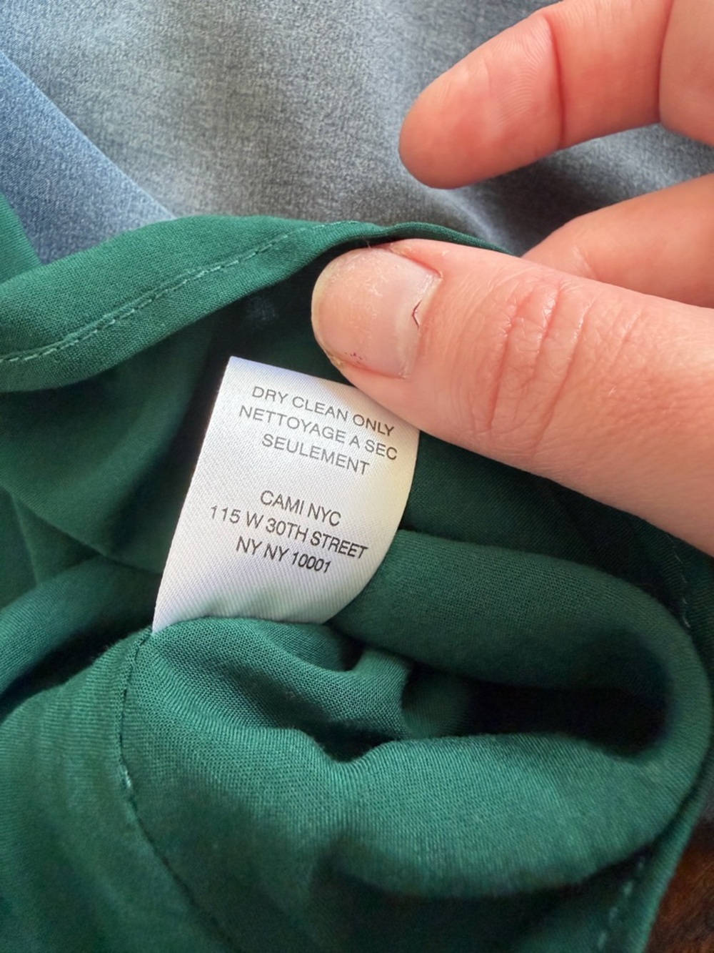NWT Cami NYC Teal to Deep Blue Gradient Slip Midi Dress - Picture 5 of 9